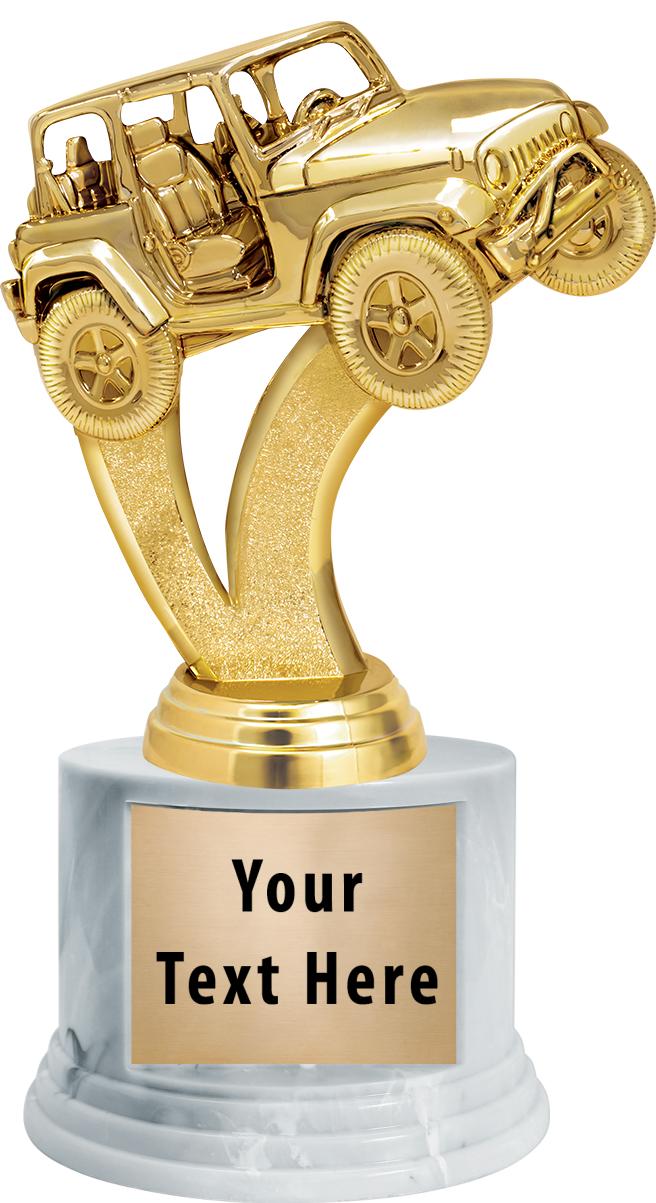 7"TRPHY ROUND MARBLE FINISH BS