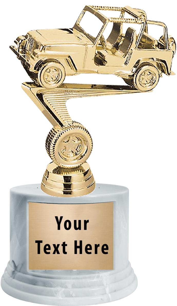 7"TRPHY ROUND MARBLE FINISH BS