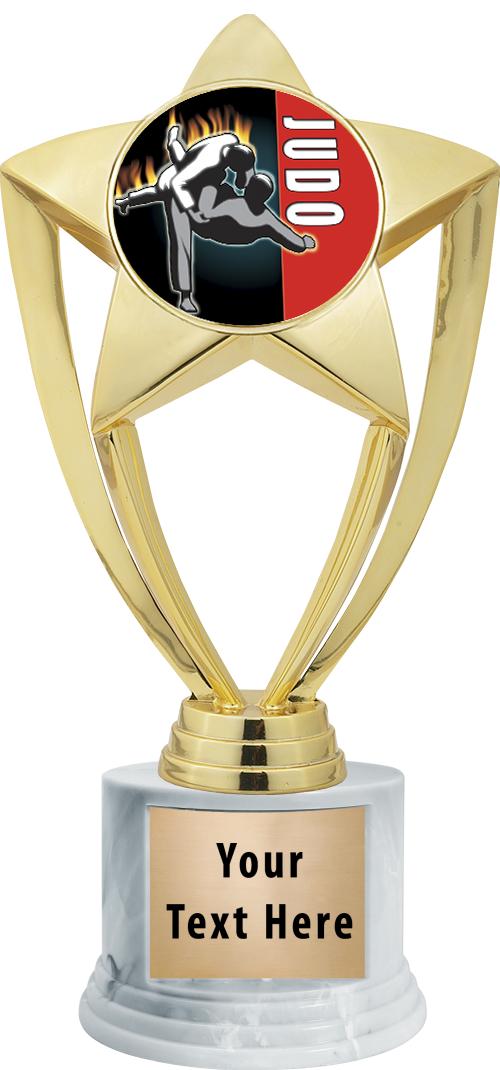 7"TRPHY ROUND MARBLE FINISH BS