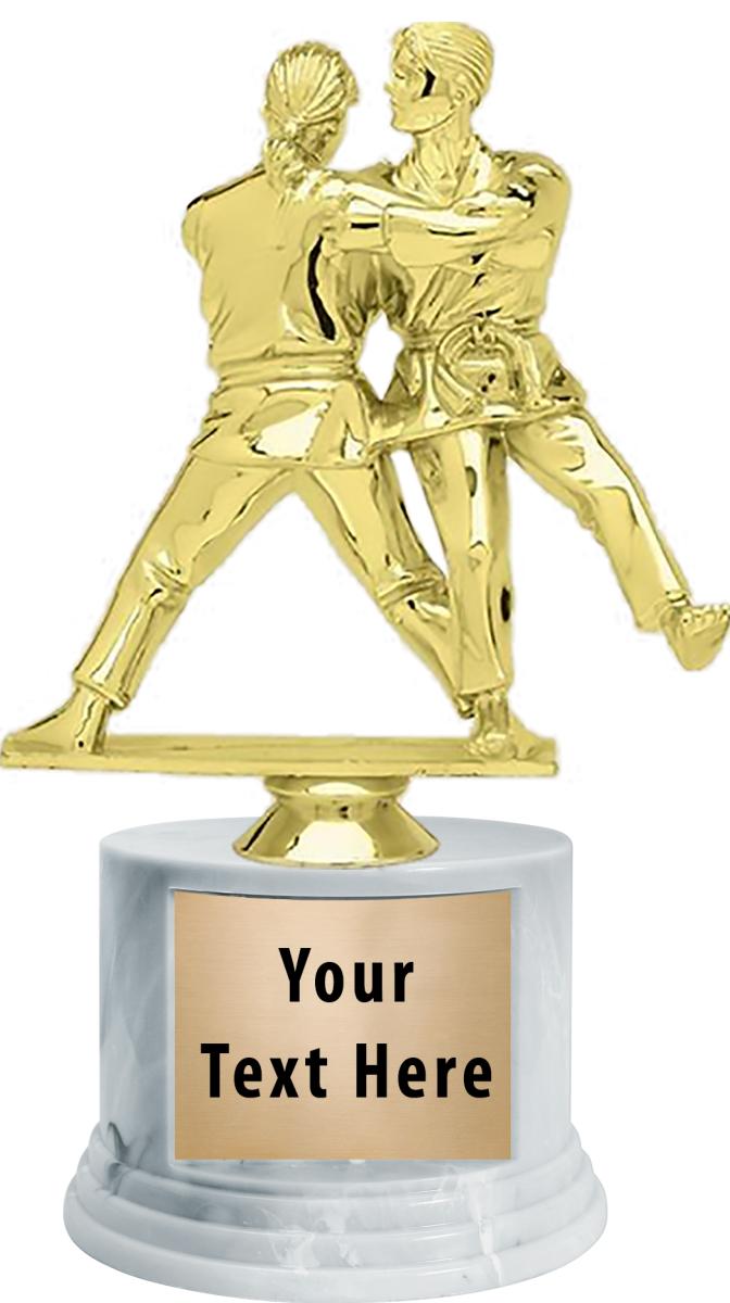 7"TRPHY ROUND MARBLE FINISH BS