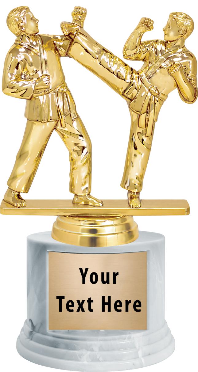 7"TRPHY ROUND MARBLE FINISH BS