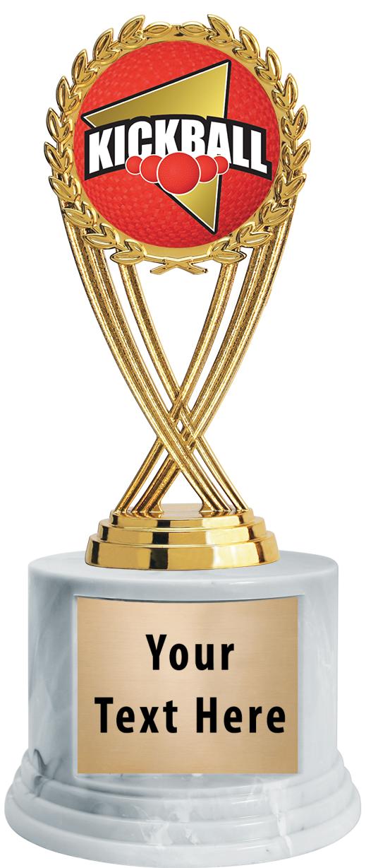 7"TRPHY ROUND MARBLE FINISH BS