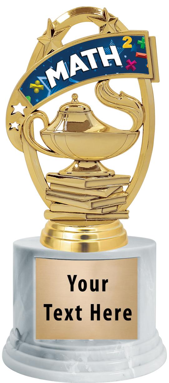 7"TRPHY ROUND MARBLE FINISH BS