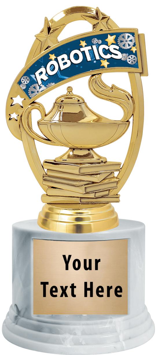 7"TRPHY ROUND MARBLE FINISH BS