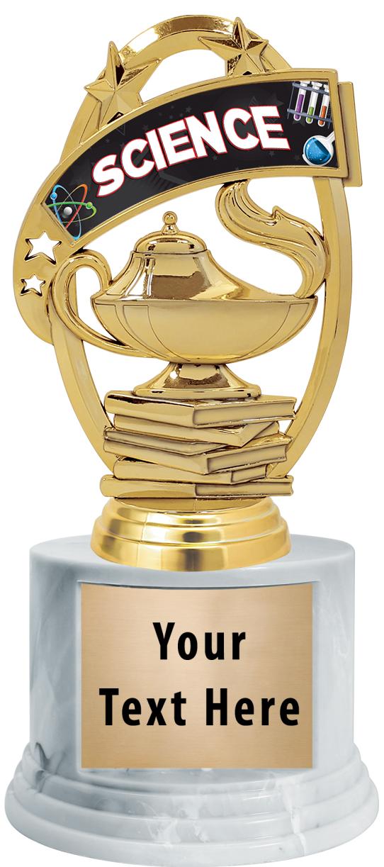 7"TRPHY ROUND MARBLE FINISH BS