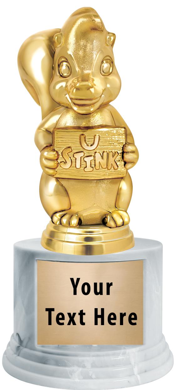 7"TRPHY ROUND MARBLE FINISH BS