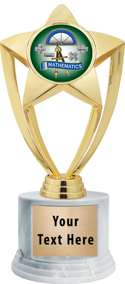 7"TRPHY ROUND MARBLE FINISH BS