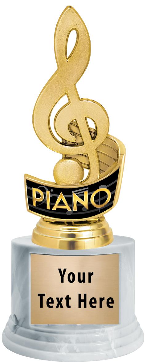 7"TRPHY ROUND MARBLE FINISH BS