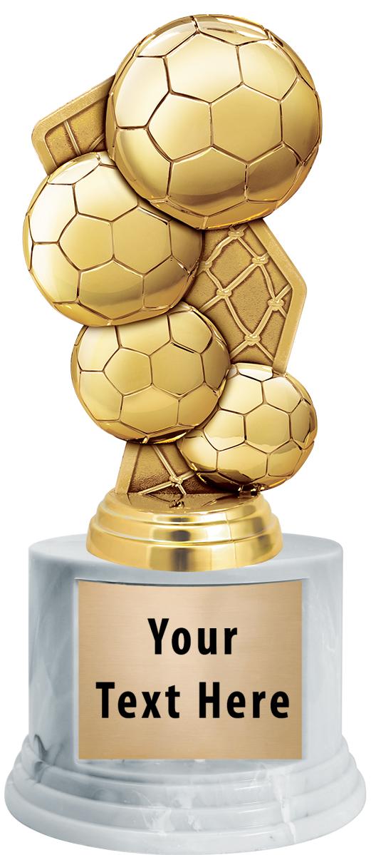 7"TRPHY ROUND MARBLE FINISH BS