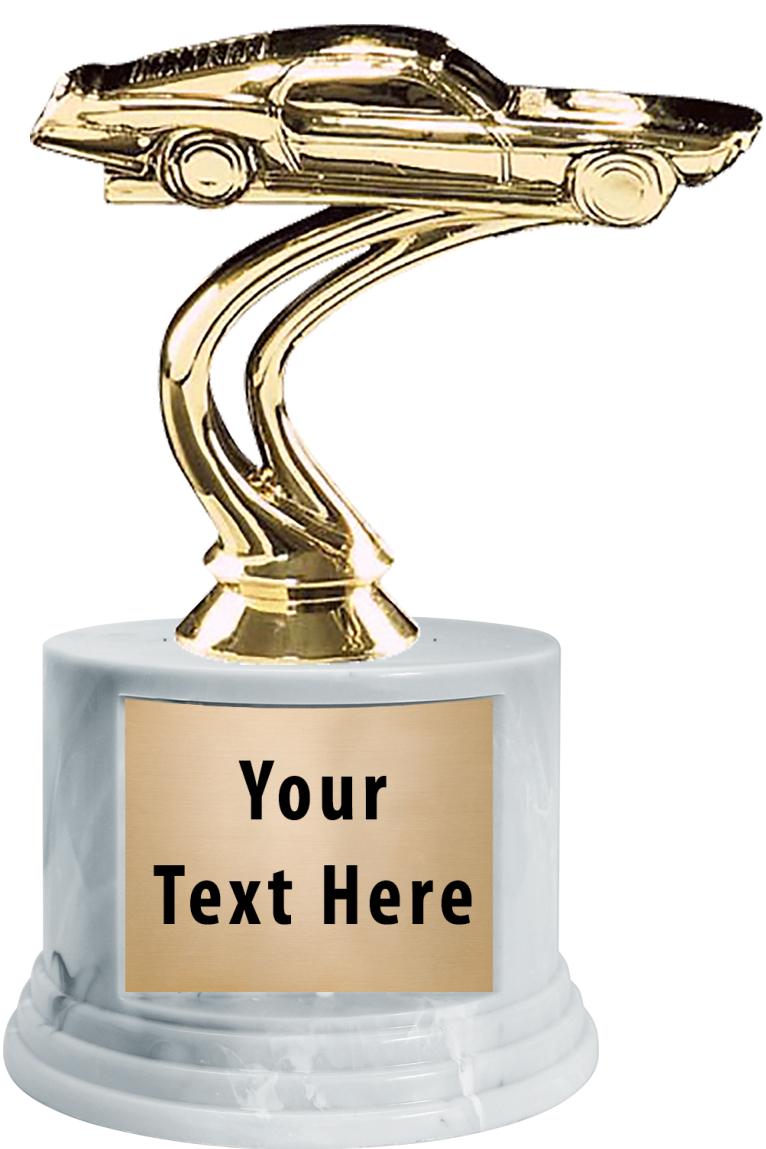 7"TRPHY ROUND MARBLE FINISH BS