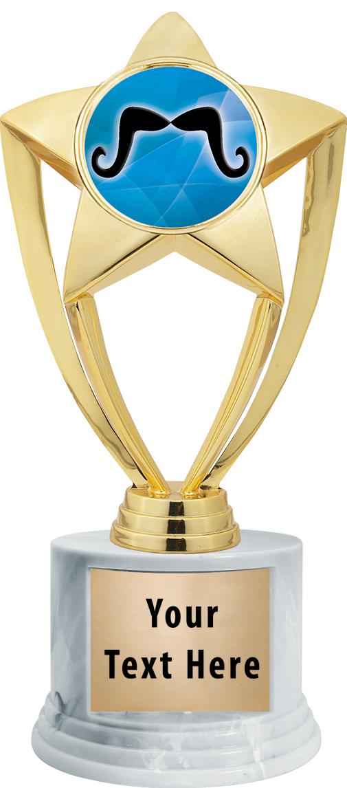 7"TRPHY ROUND MARBLE FINISH BS