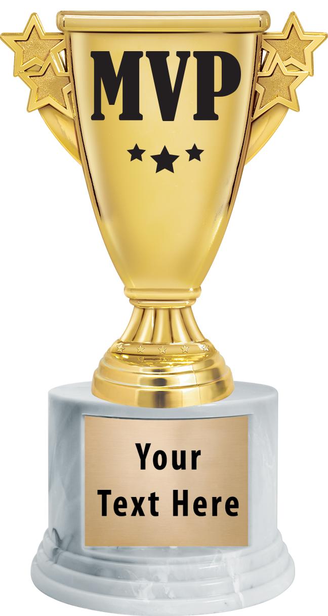 7"TRPHY ROUND MARBLE FINISH BS