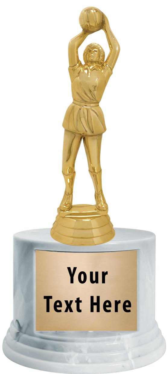 7"TRPHY ROUND MARBLE FINISH BS