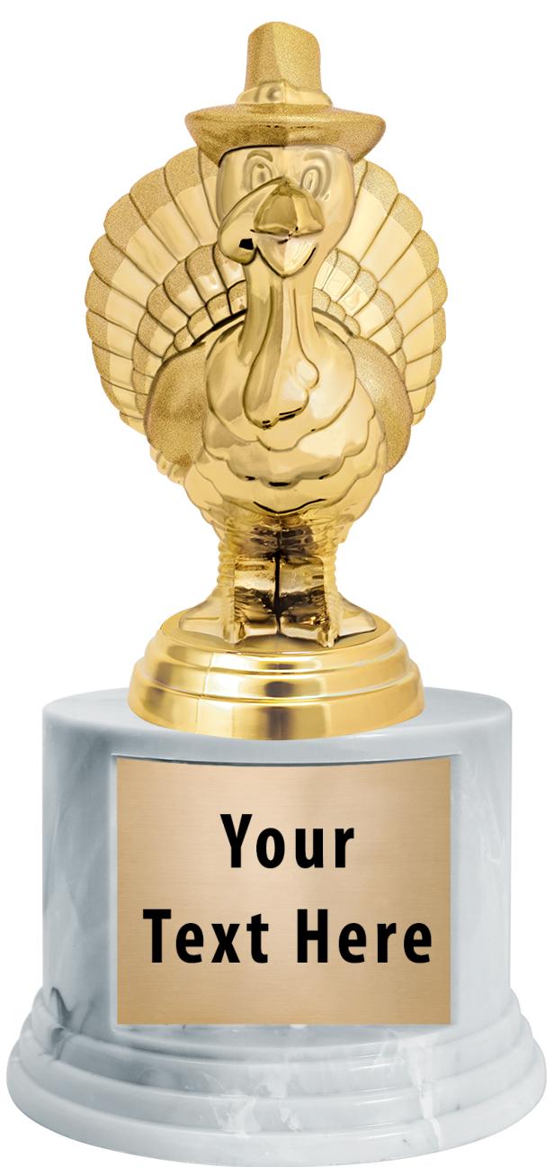 7"TRPHY ROUND MARBLE FINISH BS