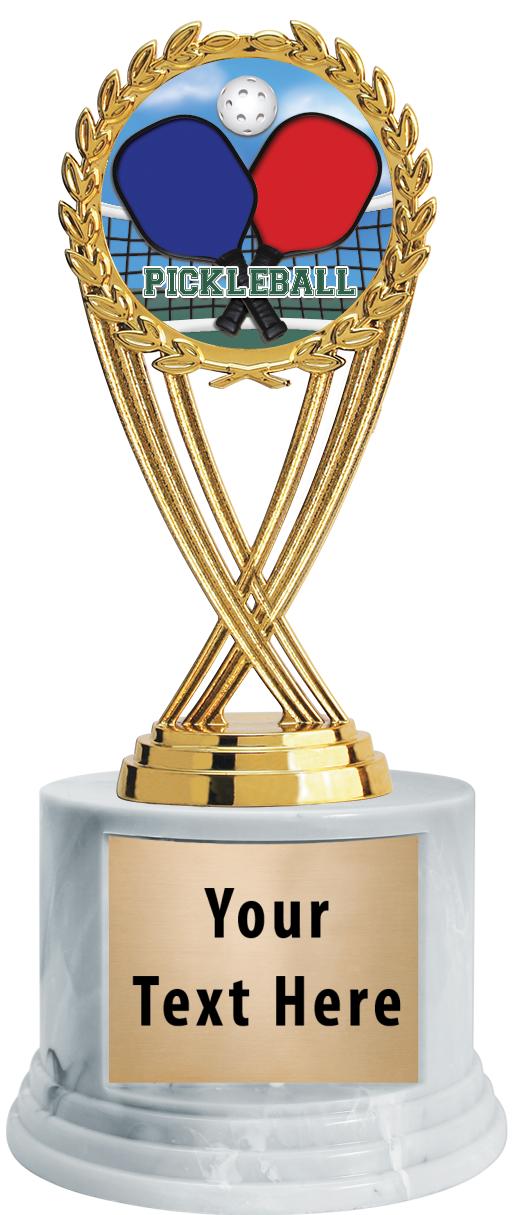 7"TRPHY ROUND MARBLE FINISH BS