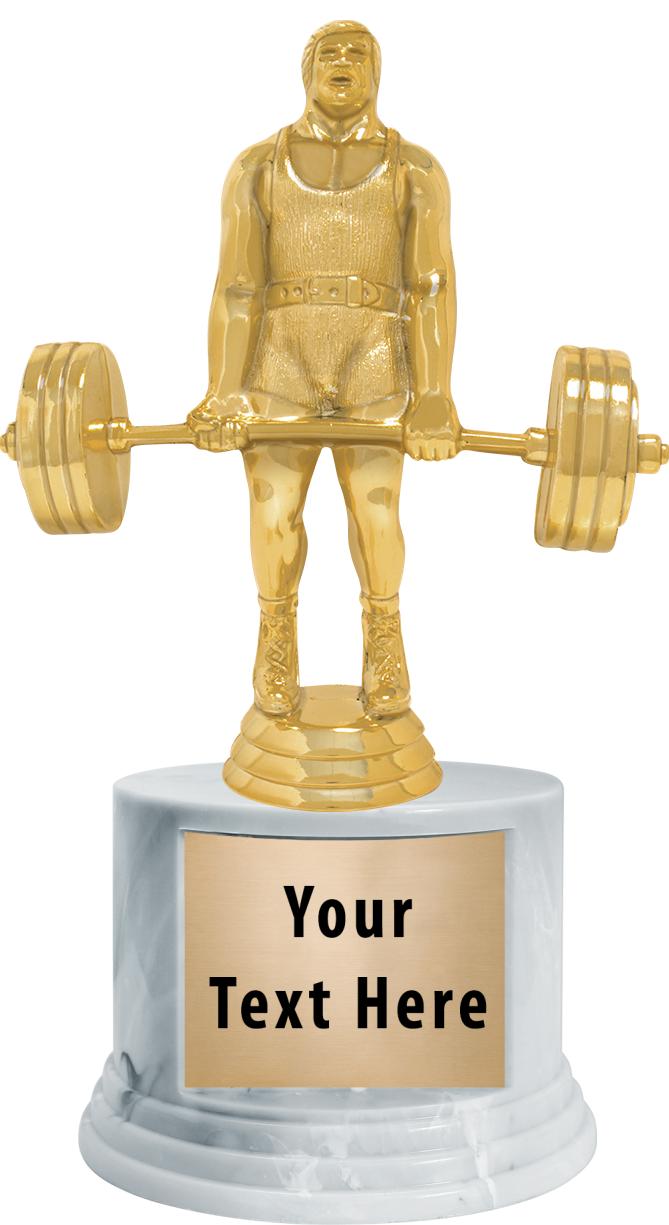 7"TRPHY ROUND MARBLE FINISH BS