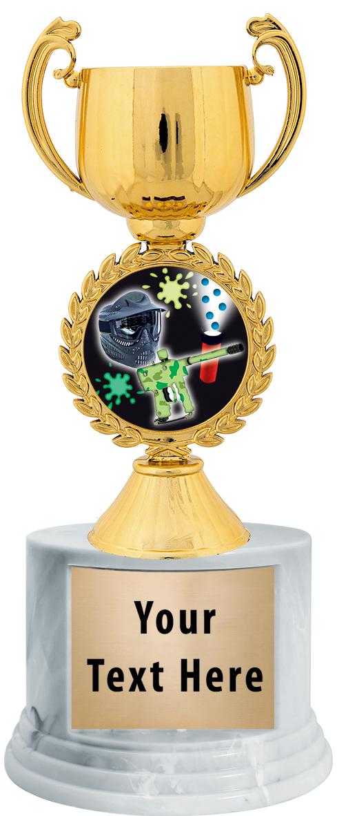 7"TRPHY ROUND MARBLE FINISH BS