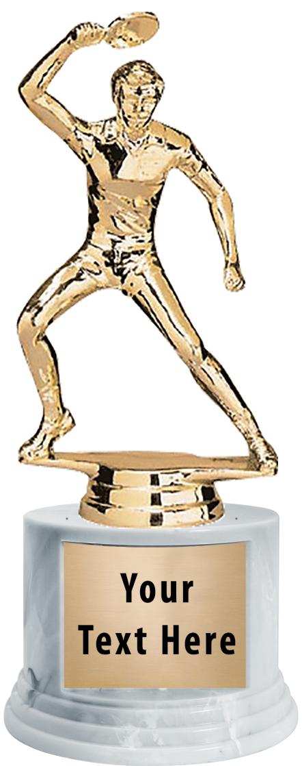 7"TRPHY ROUND MARBLE FINISH BS