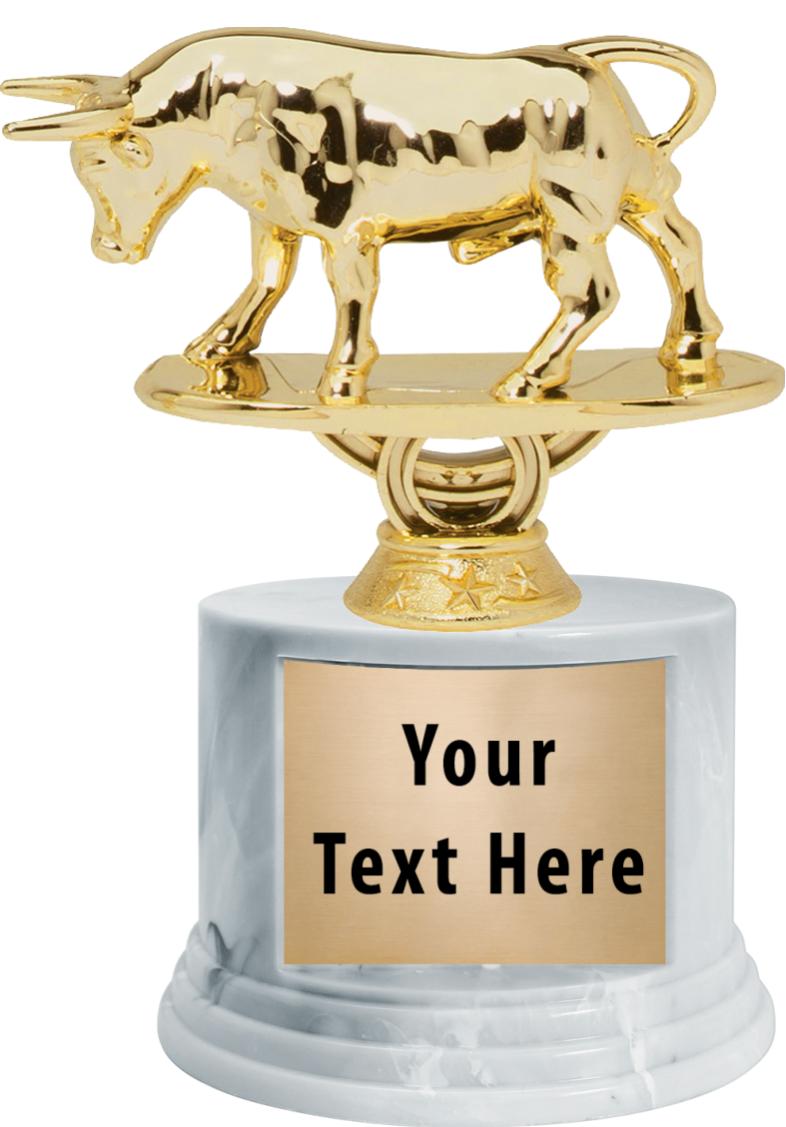 7"TRPHY ROUND MARBLE FINISH BS