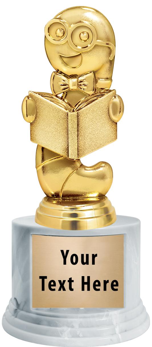 7"TRPHY ROUND MARBLE FINISH BS