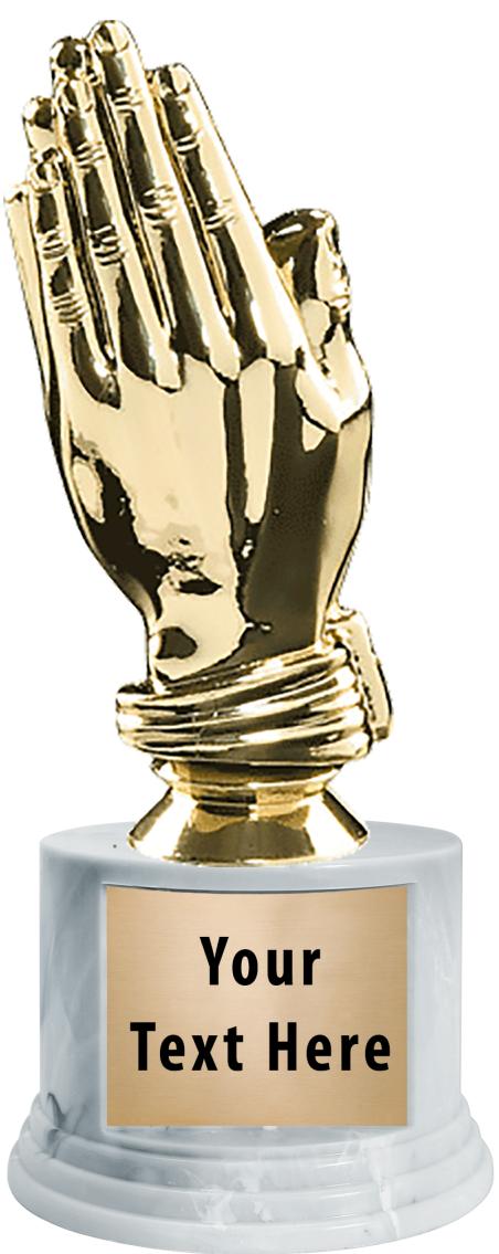 7"TRPHY ROUND MARBLE FINISH BS