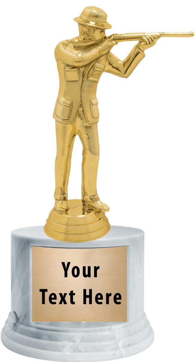 7"TRPHY ROUND MARBLE FINISH BS