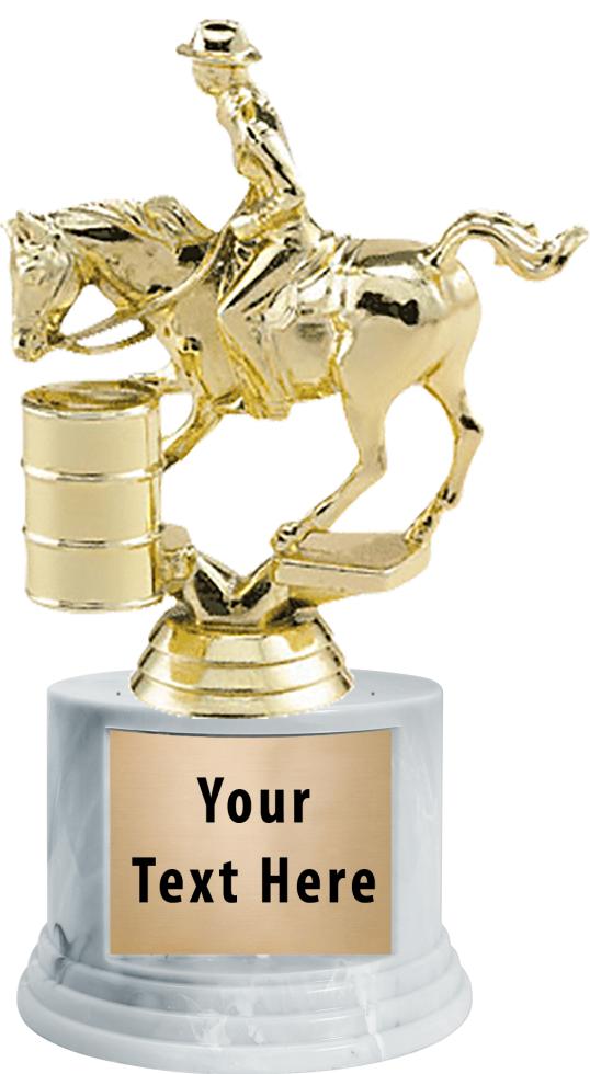 7"TRPHY ROUND MARBLE FINISH BS