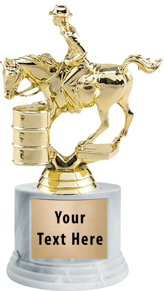 7"TRPHY ROUND MARBLE FINISH BS