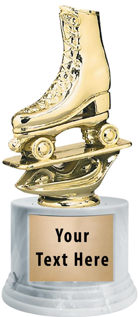 7"TRPHY ROUND MARBLE FINISH BS