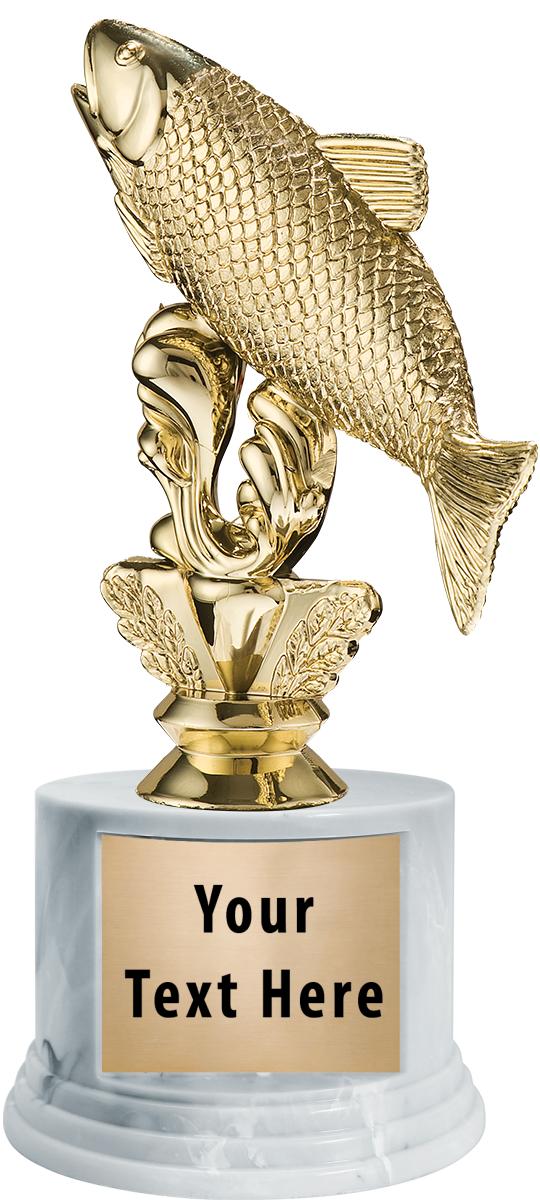 7"TRPHY ROUND MARBLE FINISH BS