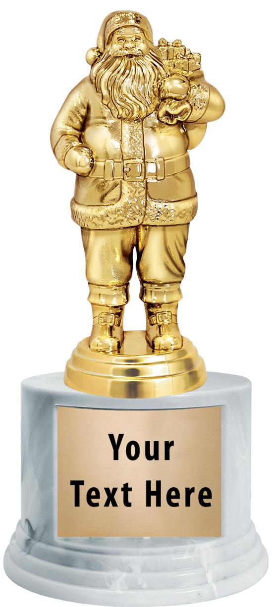 7"TRPHY ROUND MARBLE FINISH BS