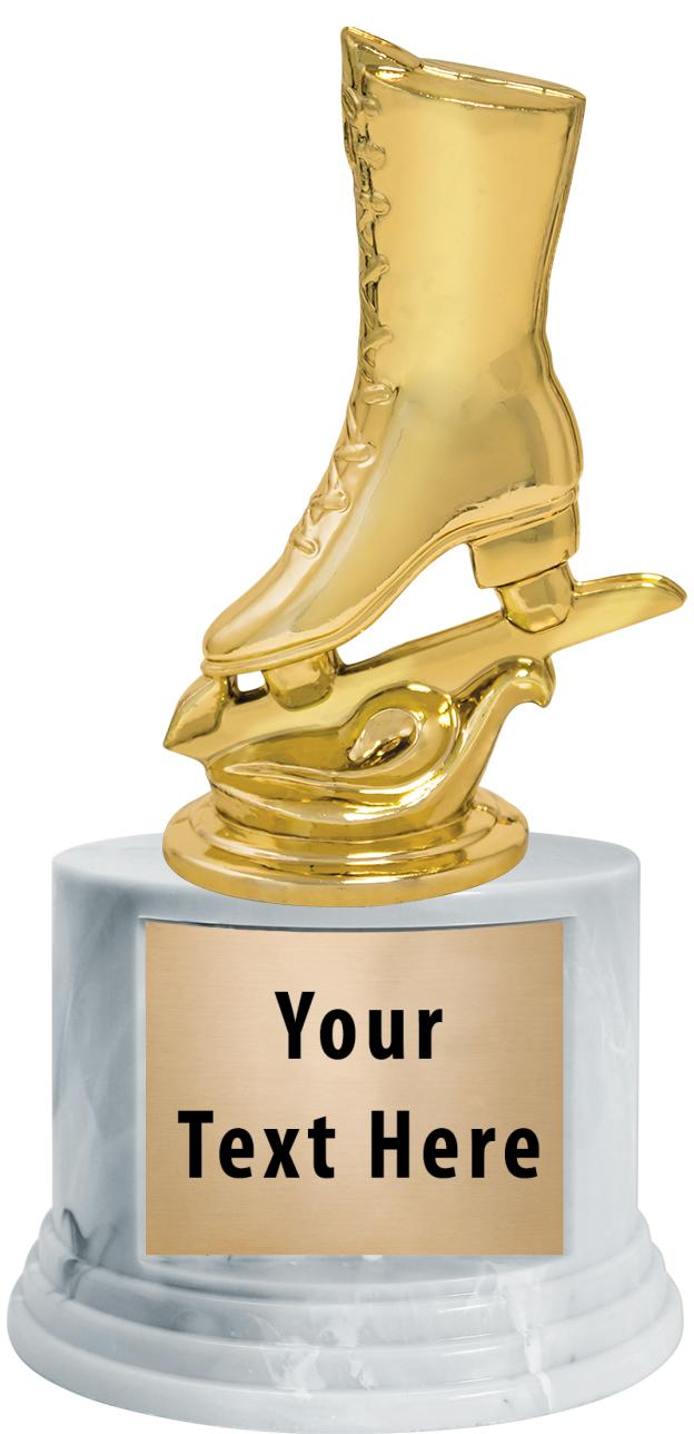 7"TRPHY ROUND MARBLE FINISH BS