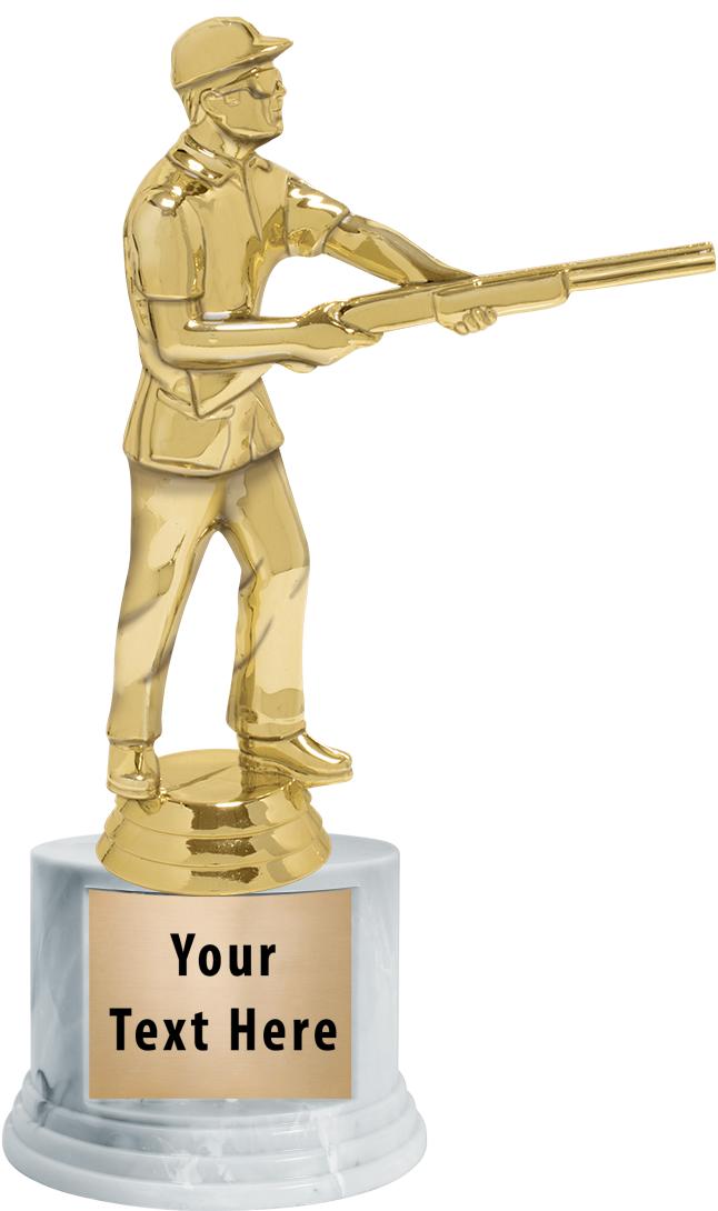 7"TRPHY ROUND MARBLE FINISH BS