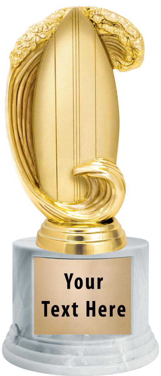 7"TRPHY ROUND MARBLE FINISH BS