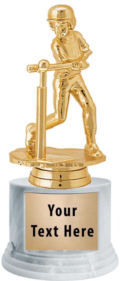 7"TRPHY ROUND MARBLE FINISH BS