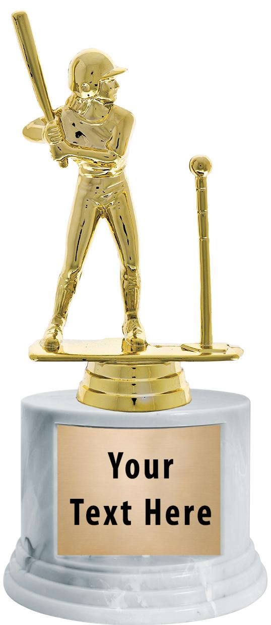 7"TRPHY ROUND MARBLE FINISH BS