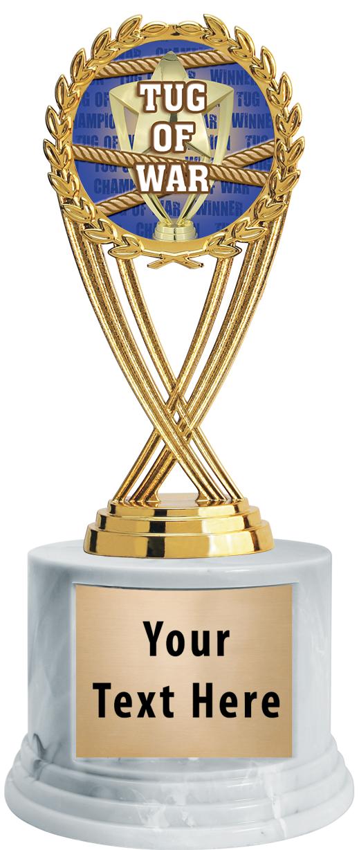 7"TRPHY ROUND MARBLE FINISH BS