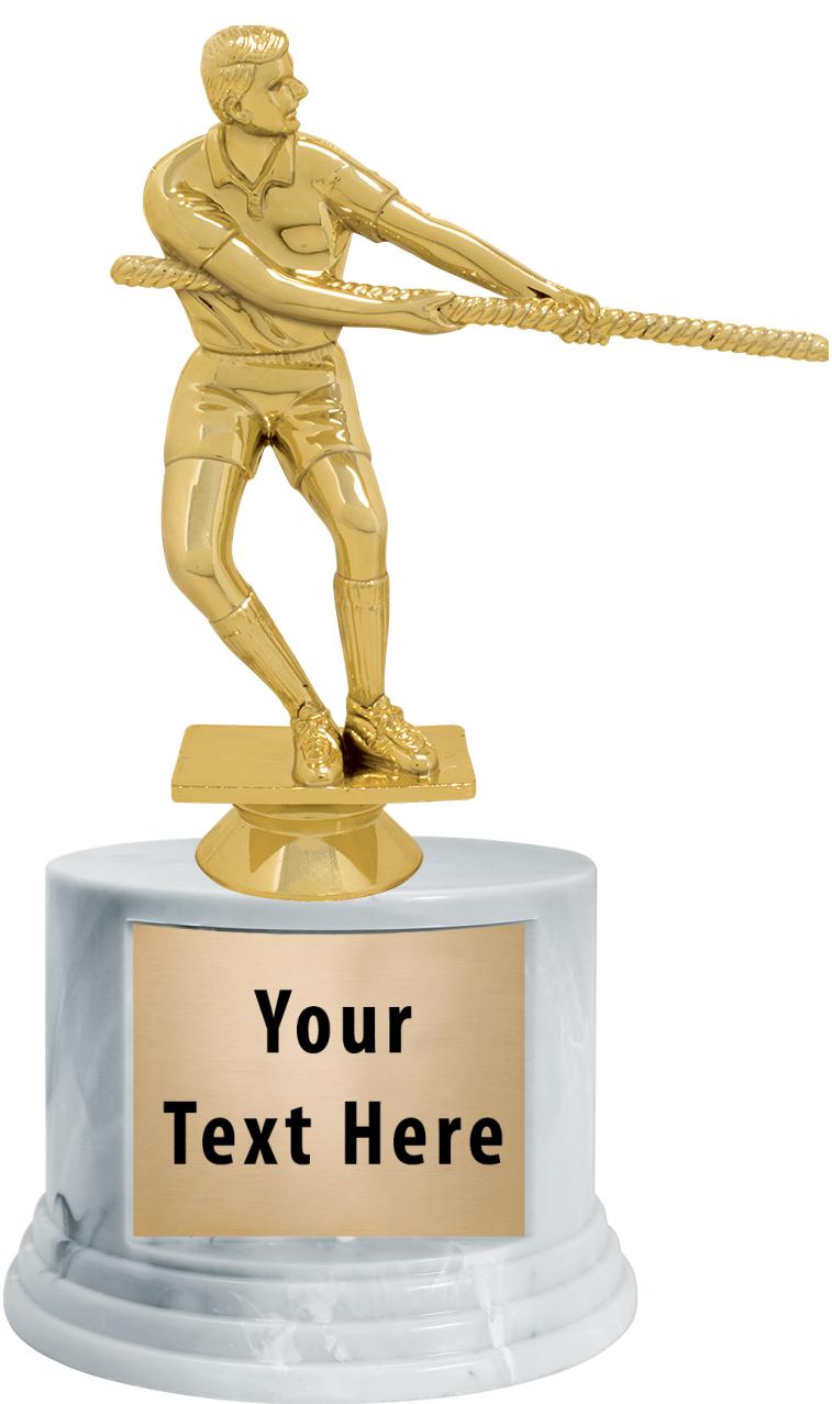 7"TRPHY ROUND MARBLE FINISH BS