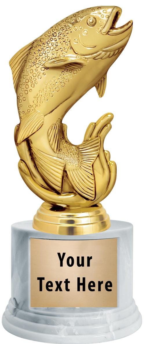 7"TRPHY ROUND MARBLE FINISH BS