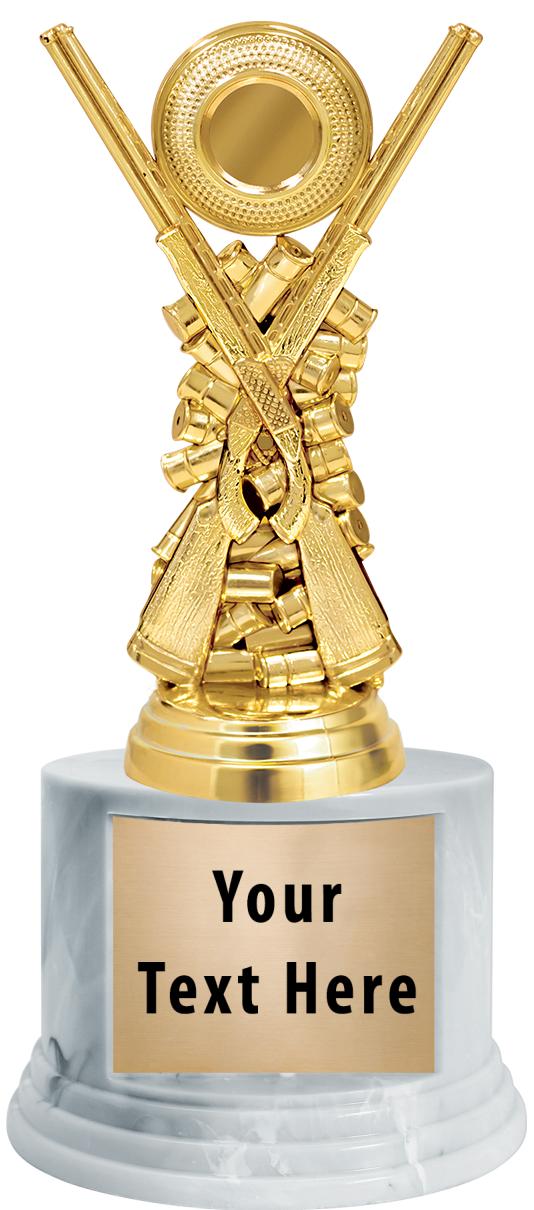 7"TRPHY ROUND MARBLE FINISH BS