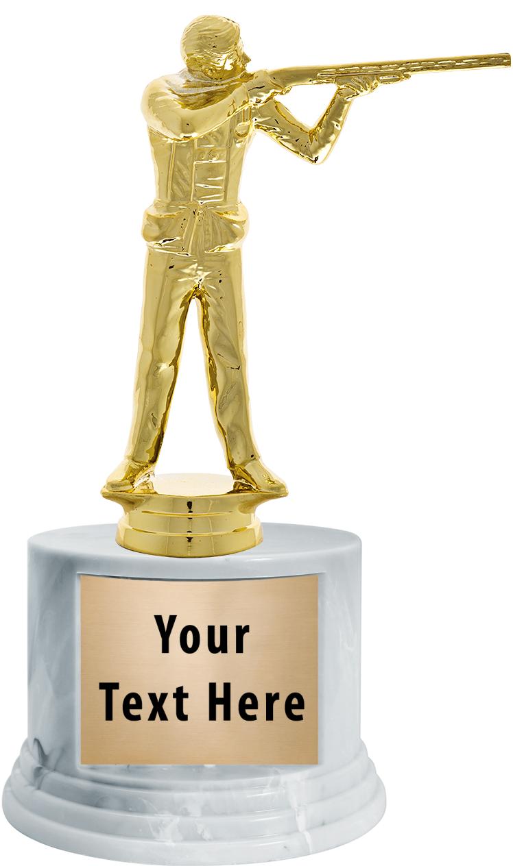 7"TRPHY ROUND MARBLE FINISH BS