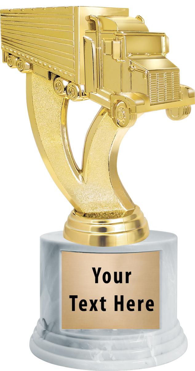 7"TRPHY ROUND MARBLE FINISH BS