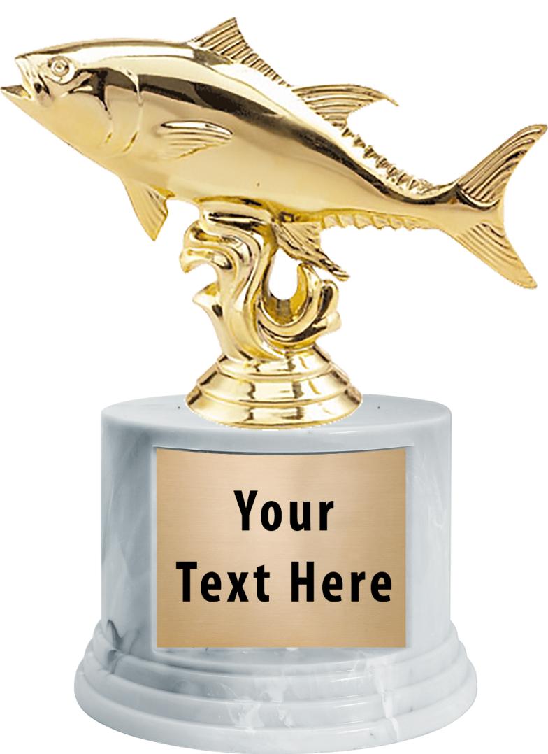 7"TRPHY ROUND MARBLE FINISH BS