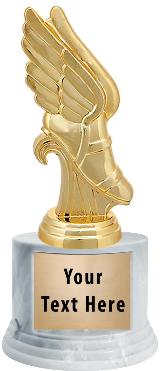 7"TRPHY ROUND MARBLE FINISH BS