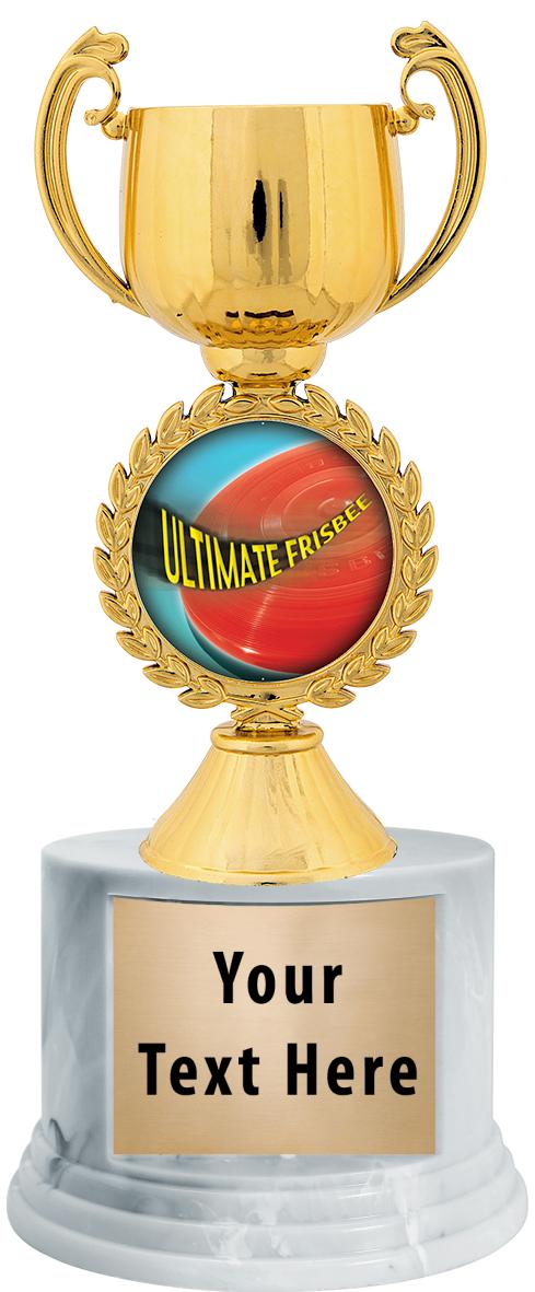 7"TRPHY ROUND MARBLE FINISH BS