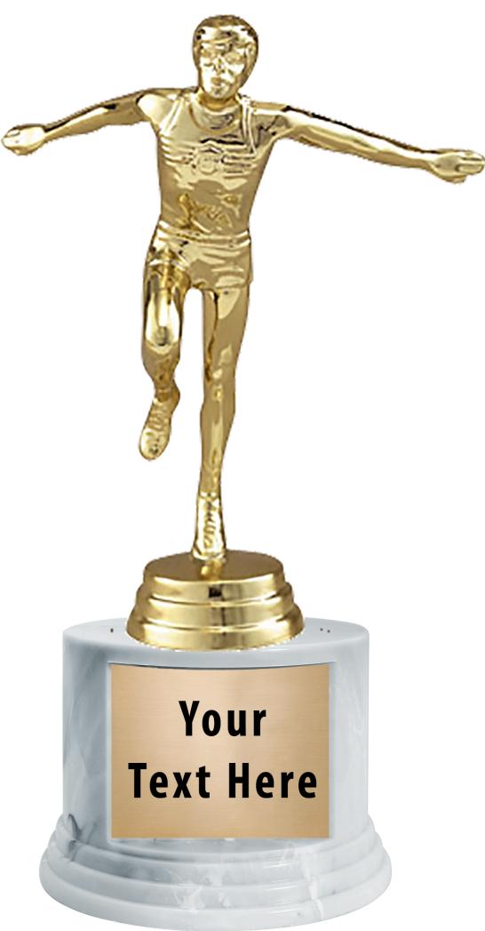 7"TRPHY ROUND MARBLE FINISH BS