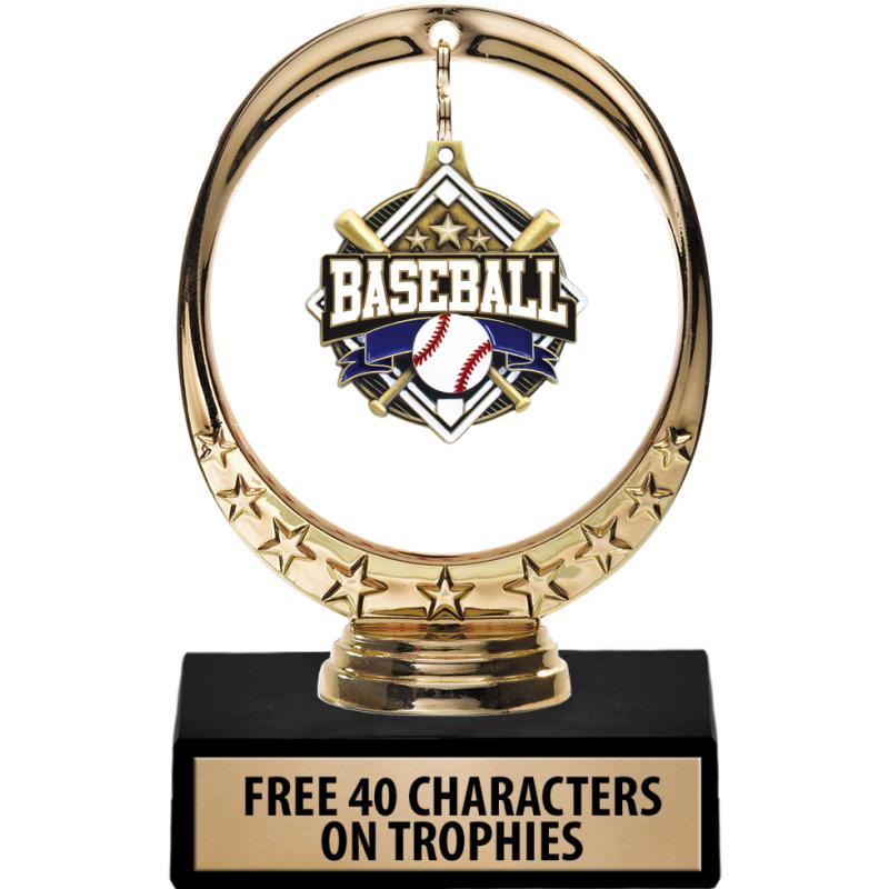 Baseball Trophies Crown Awards