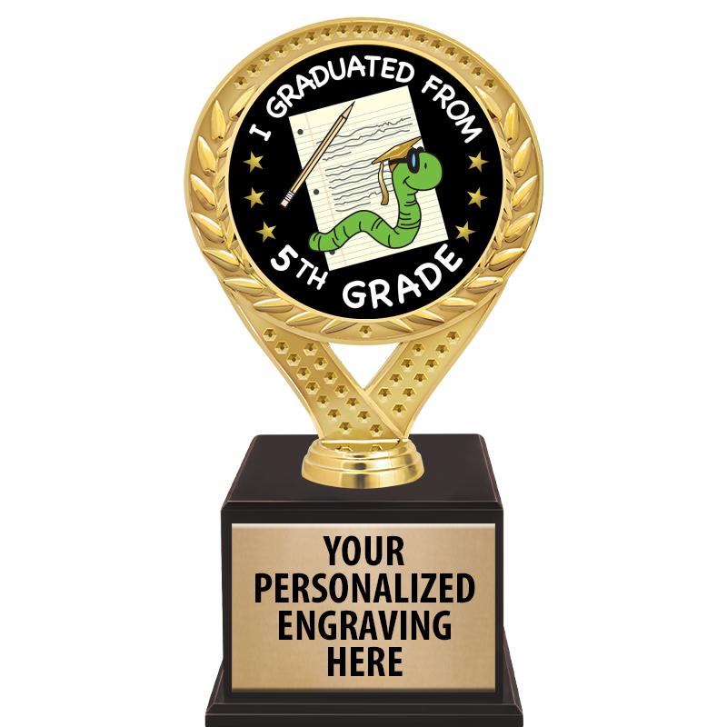 9 1/2" FAMOUS TROPHY WOOD BASE