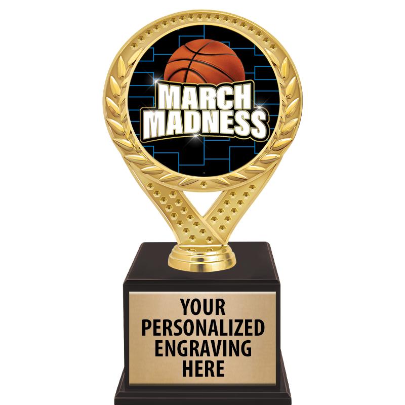 9 1/2" FAMOUS TROPHY WOOD BASE