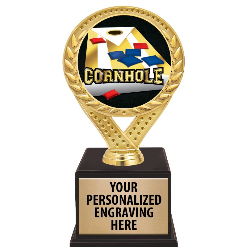 9 1/2" FAMOUS TROPHY WOOD BASE